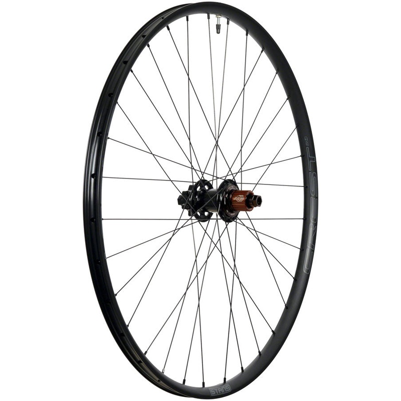 Stan's NoTubes Crest MK4 Rear Wheel - 29, 12 x 148mm, 6-Bolt, Micro Spline, Black
