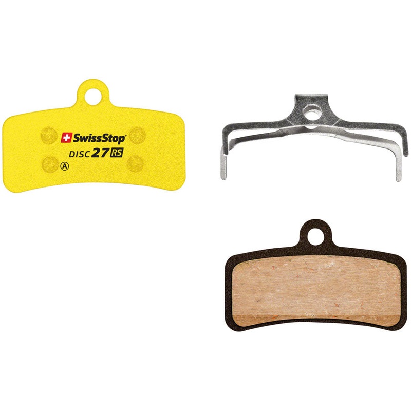 SwissStop RS 27 Disc Brake Pad - Organic Compound For Shimano 4-Piston Downhill "D" Shape