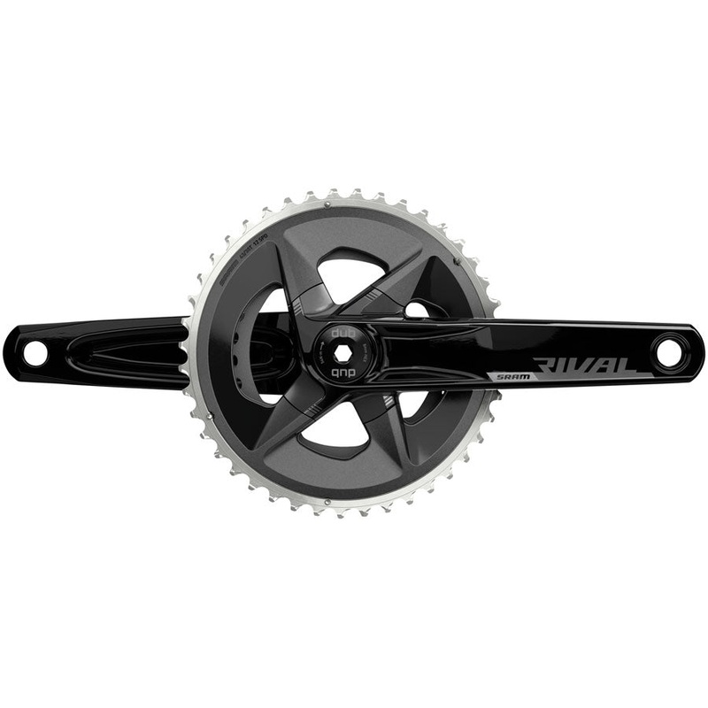 SRAM Rival AXS Wide Crankset - 165mm, 12-Speed, 43/30t, 94 BCD, DUB Spindle Interface, Black, D1