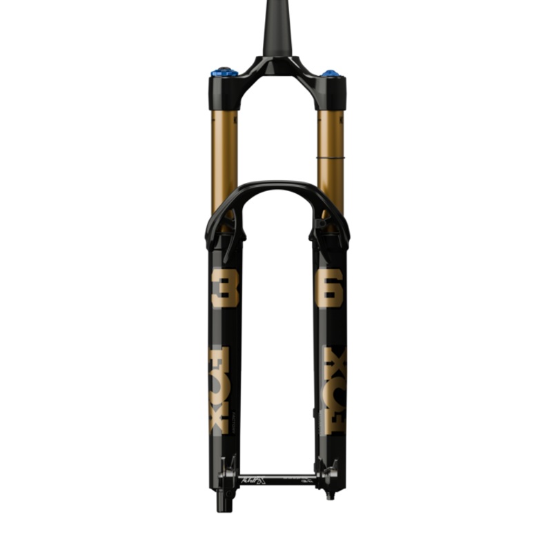 2026 Fox 36 FLOAT E-Optimized Kashima Factory Suspension Fork - 29in, 160mm, Kabolt X 110, 44mm Offset, 58HT, Shiny Black, Grip X2