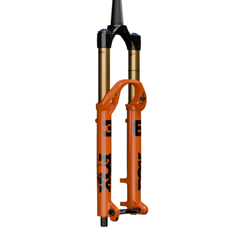 2026 Fox 36 FLOAT Kashima Factory Suspension Fork - 29in, 160mm, Kabolt X 110, 44mm Offset, 58HT, Shiny Orange, Grip X2