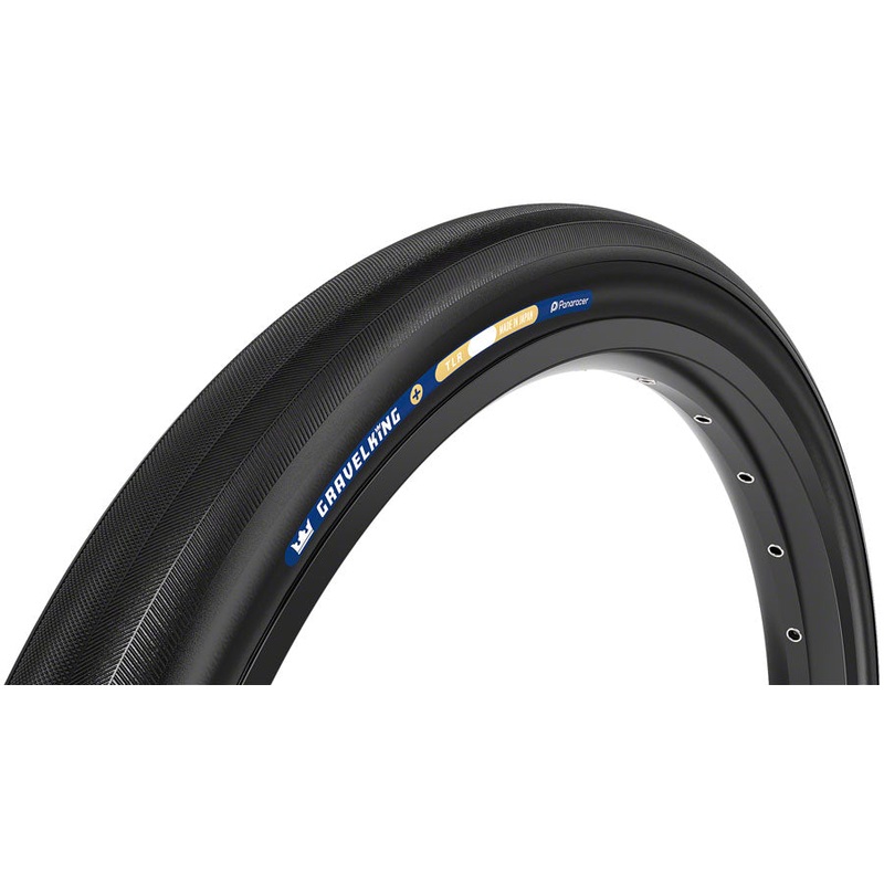 Panaracer GravelKing Slick Plus Tire - 700 x 45 Tubeless Folding Black