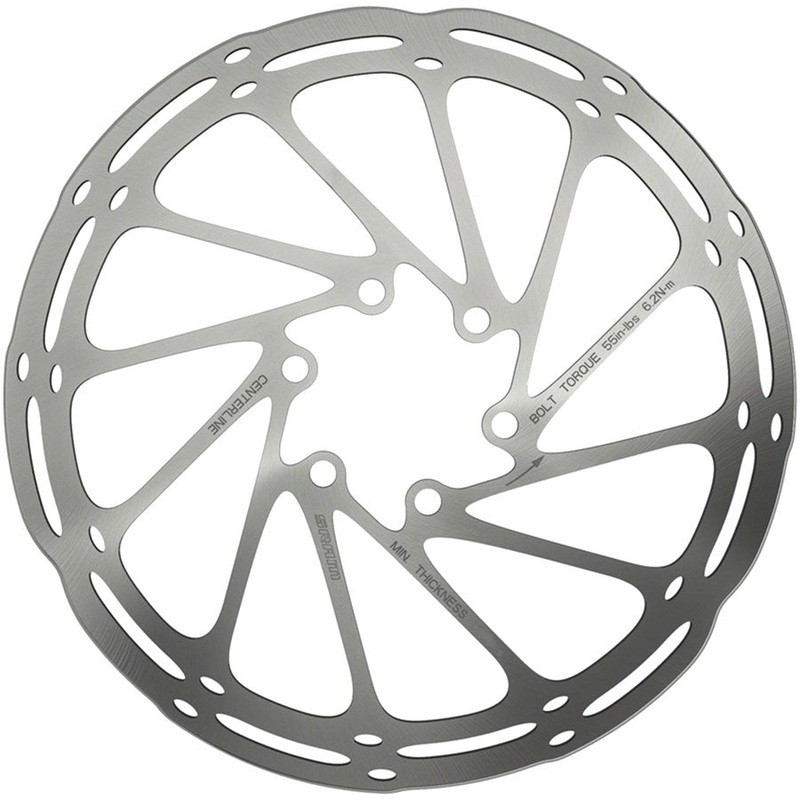 SRAM CenterLine Disc Brake Rotor - 200mm 6-Bolt 2.0mm