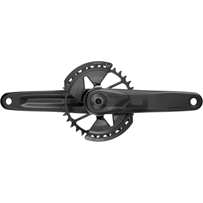 SRAM Eagle 70 T-Type Wide Crankset - 170mm 12-Speed 32t Chainring Direct Mount 2-Guards DUB Spindle Interface BLK