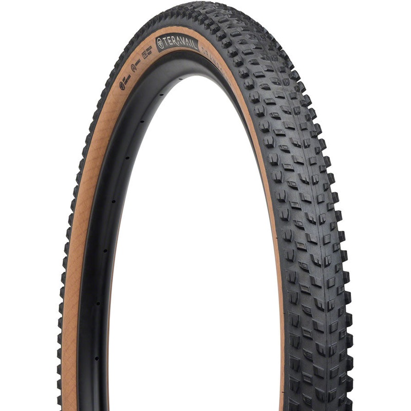 Teravail Drawpoint Tire - 29 x 2.4 Tubeless Folding Tan Durable Grip Compound