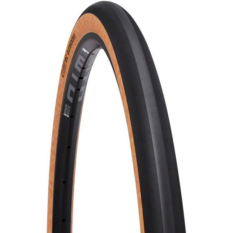 WTB Exposure Tire - 700 x 38 TCS Tubeless Folding BLK/Tan Light/Fast Rolling Dual DNA SG