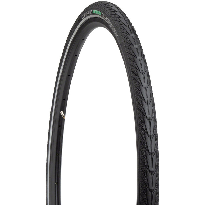 Schwalbe Energizer Plus Tire - 26 x 1.75, Clincher, Wire, Black/Reflective, Performance, GreenGuard, Addix E50