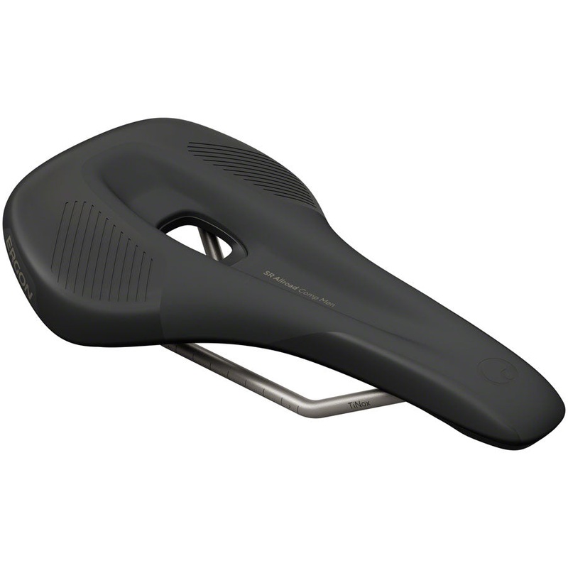 Ergon SR Allroad Comp Saddle - TiNox SL Black Mens Small/Medium