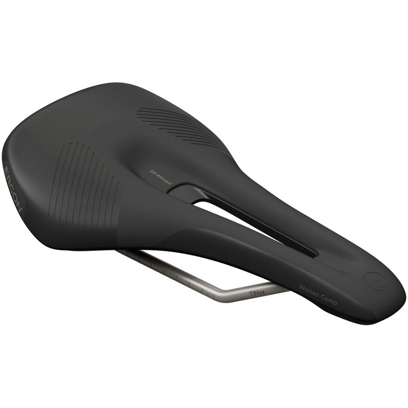 Ergon SR Allroad Comp Saddle - TiNox XP Black Womens Medium/Large