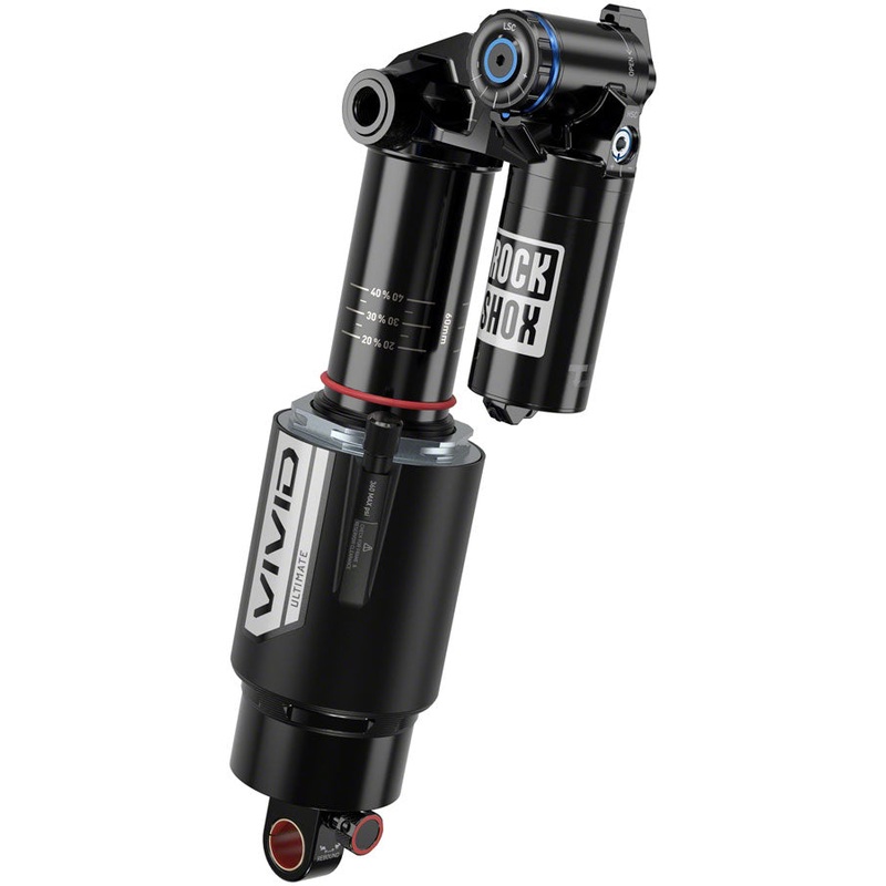 RockShox Vivid Ultimate RC2T Rear Shock - 205 x 65 mm, Vivid Air, 4 Tokens, Reb25/Comp30, L/O4, Trun/Std, 8x30, C1, Transition Spire 2021+