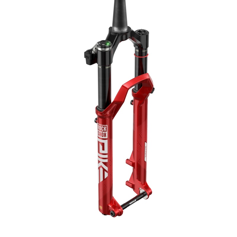 RockShox Pike Ultimate Flight Attendant Suspension Fork - 29", 140 mm, 15 x 110 mm, 44 mm Offset, Electric Red, A3