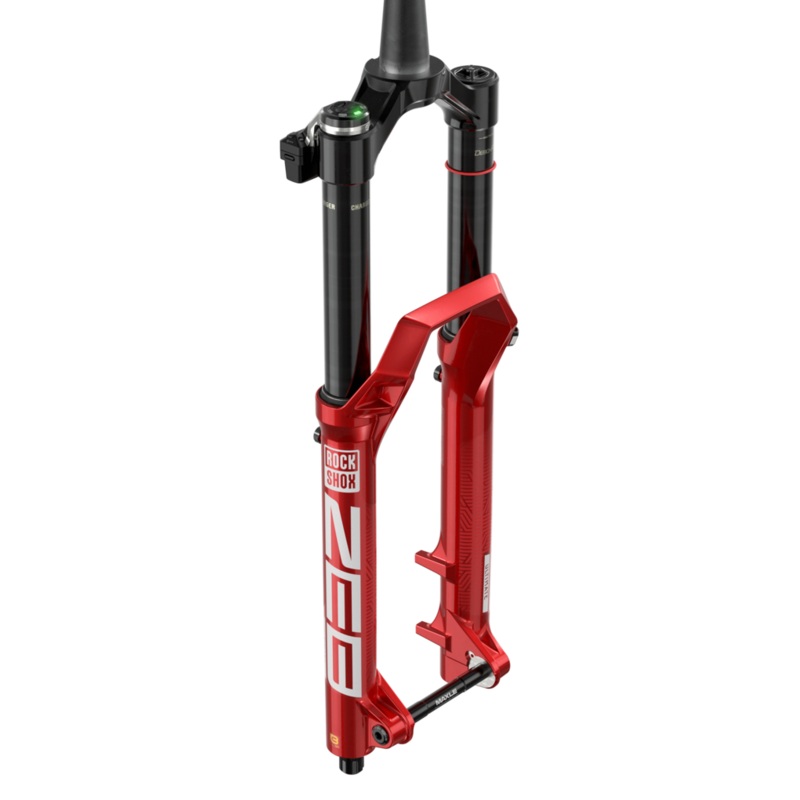 RockShox Zeb Ultimate Flight Attendant Suspension Fork - 29", 170 mm, 15 x 110 mm, 44 mm Offset, Electric Red, A3