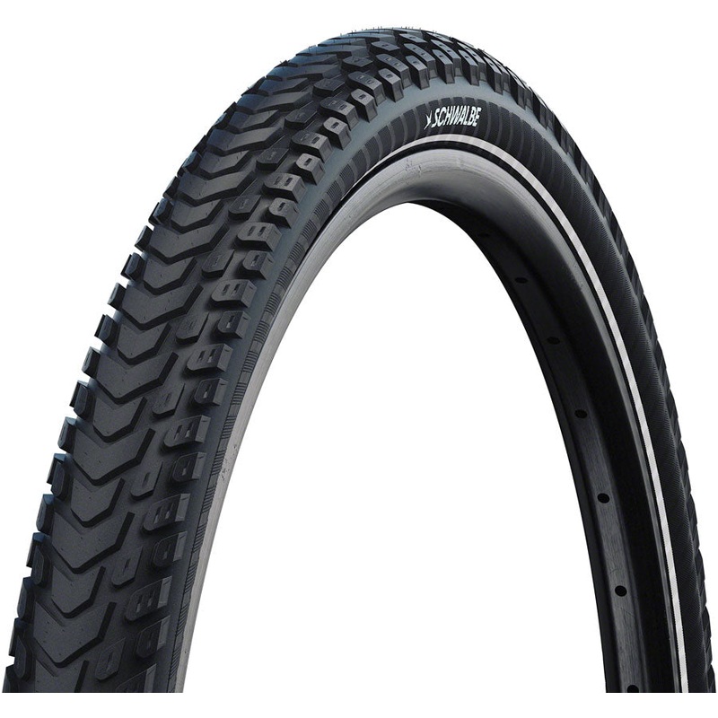 Schwalbe Marathon Mondial Pro Tire - 700 x 42 Clincher Folding BLK/Reflective Evolution Line V-Guard DoubleDefense Addix E-50