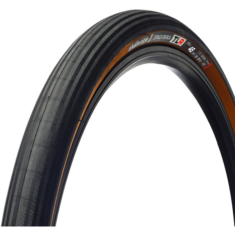 Challenge Strada Bianca Race Tire - 650b x 46, Tubeless, Folding, Black/Brown