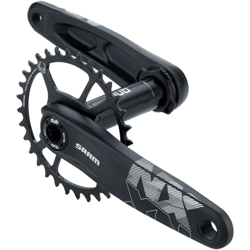 SRAM NX Eagle Fat Bike Crankset - 165mm, 12-Speed, 30t, Direct Mount, DUB Spindle Interface, Black