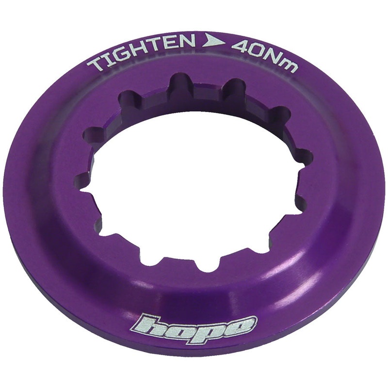 Hope Center Lock Disc Lockring - Purple