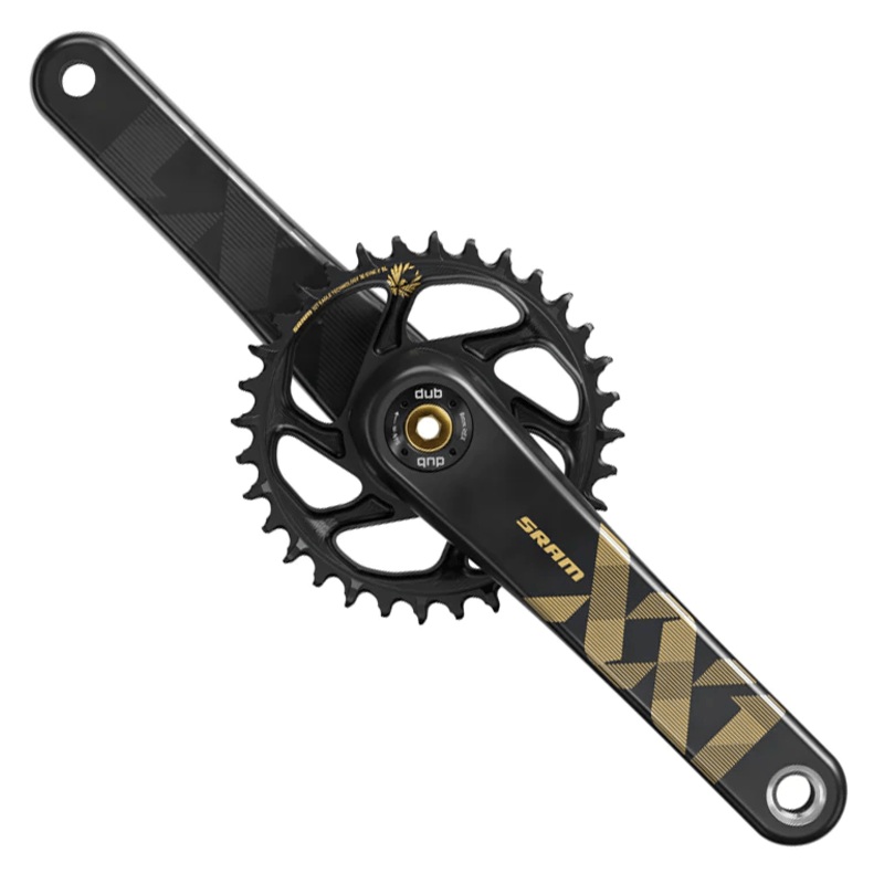 SRAM XX1 Eagle DUB Crankset Gold