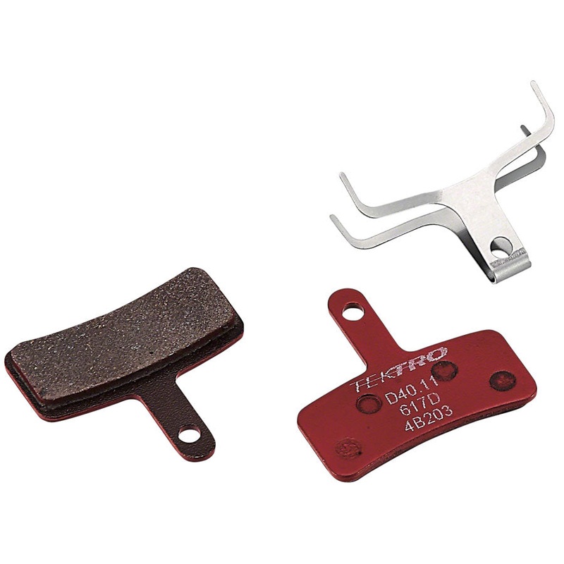 D40.11 Disc Brake Pad - Metal/Ceramic Compound For Use Dorado HD-E710 Disc Brakes Red