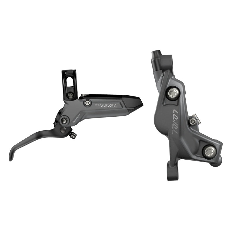 Level Bronze Stealth Disc Brake Lever - Front Post Mount 4-Piston Aluminum Lever SS Hardware Dark Polar C1