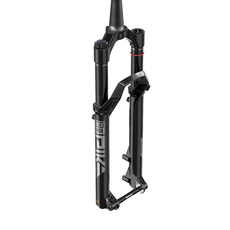 Pike Ultimate Charger 3.1 RC2 Suspension Fork - 27.5" 130 mm 15 x 110 mm 44 mm Offset Gloss BLK C2