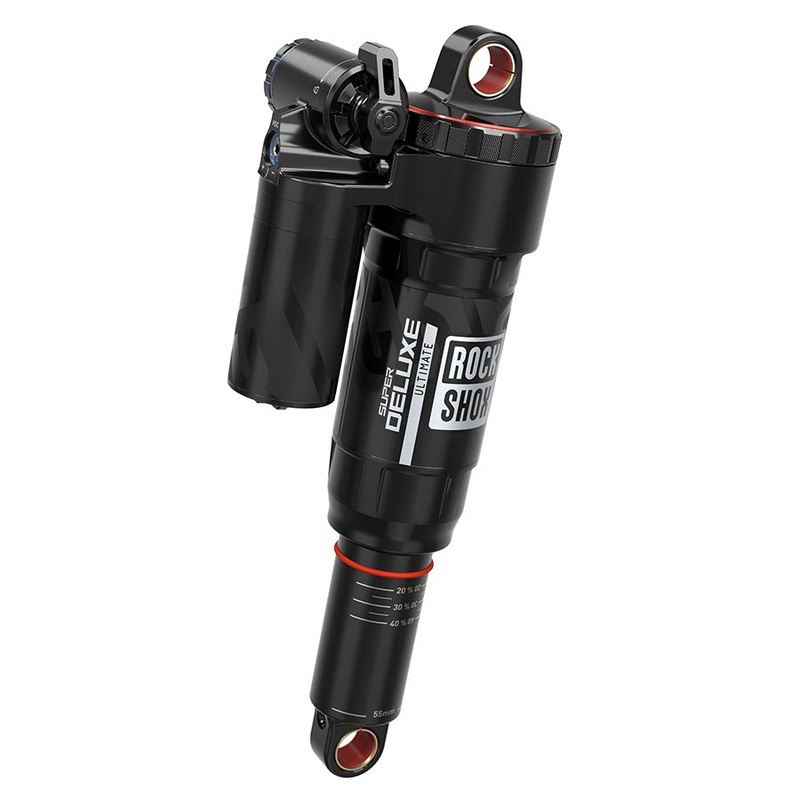 Super Deluxe Ultimate RC2T Rear shock 230x60 Shaft Eyelet: Standard Body Eyelet: Bearing Linear Air 0Neg/1Pos Tokens LinearReb/MComp 320lb Lockout