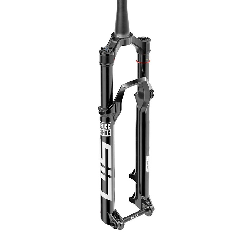 SID Ultimate Race Day 2 Suspension Fork - 29" 120 mm 15 x 110 mm 44 mm Offset Gloss BLK 2P Remote D1