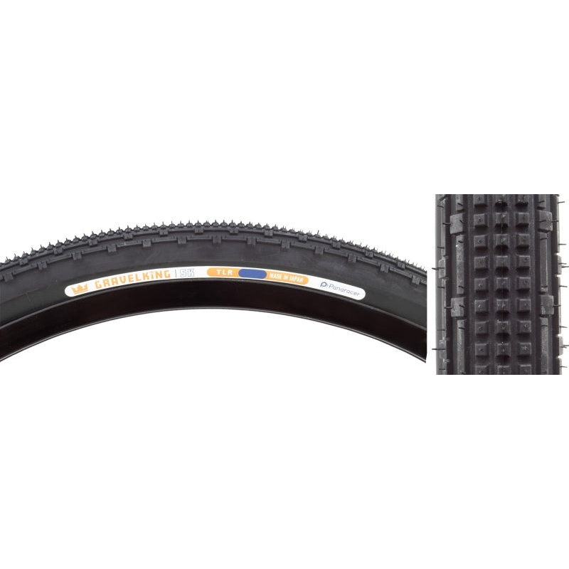 GravelKing SK Tire - 650b x 48 / 27.5 x 1.90 Tubeless Folding BLK