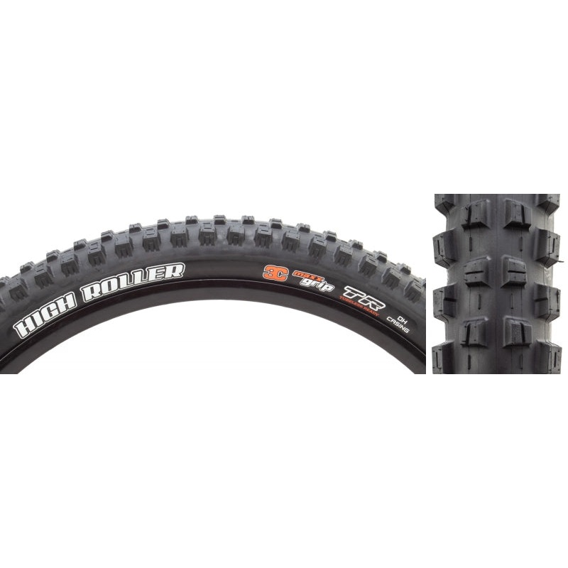 High Roller III Tire - 29 x 2.4 Tubeless Folding Black 3C MaxxGrip DH