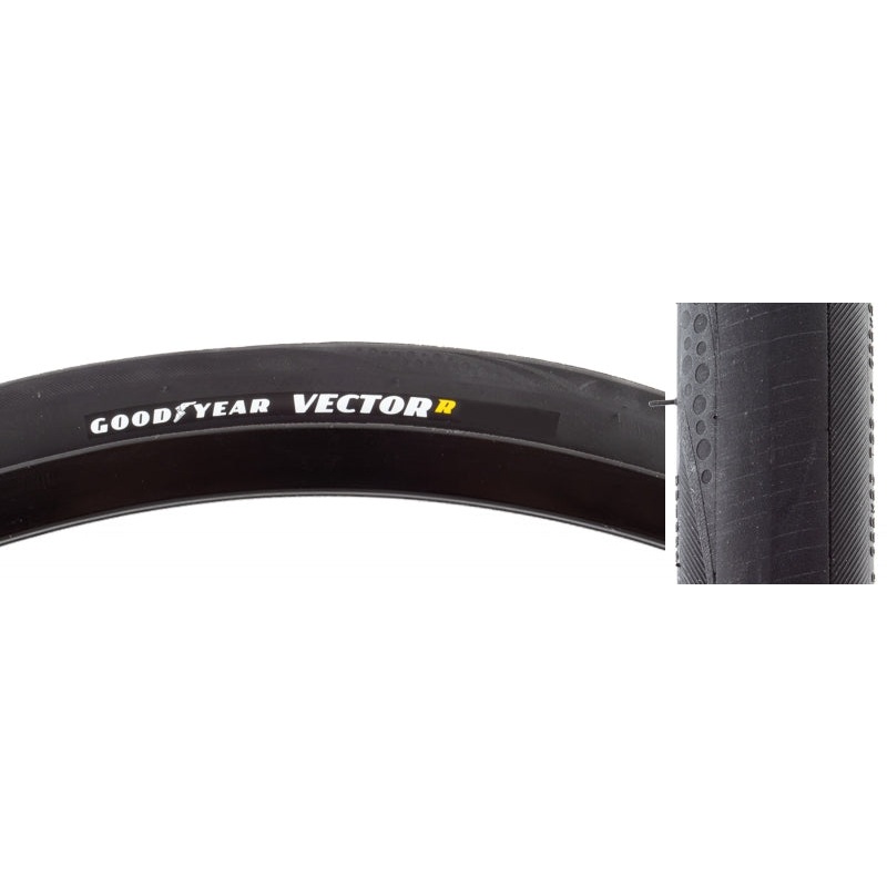 Zipp Goodyear VectorR SW Road Tire 700x35C Folding Tubeless Ready Dynamic:UHP R:Shield Black