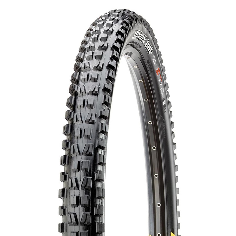 Minion DHF Mountain Tire 27.5"x2.50 Folding Tubeless Ready MaxxGrip DH E50 Wide Trail 60x2TPI Black