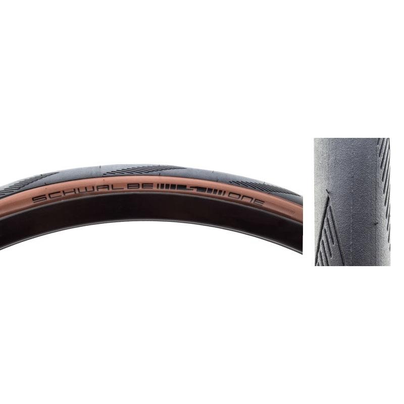 One Tire - 700 x 28 Tubeless Folding Bronze Performance Line RaceGuard Addix E-25