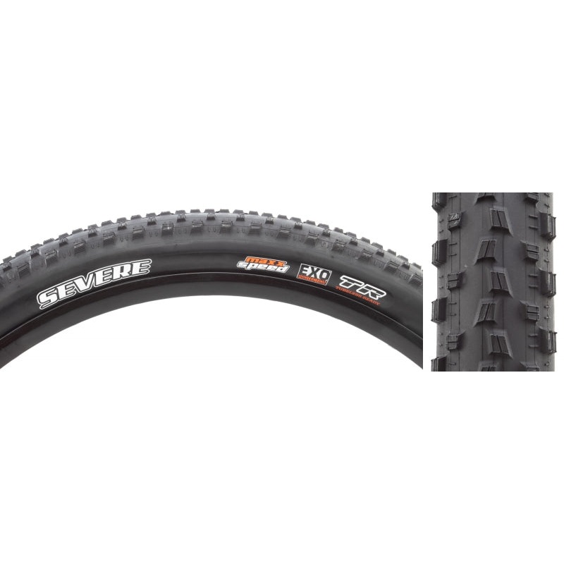 Severe Tire - 29 x 2.25 Tubeless Folding Black MaxxSpeed EXO E-25