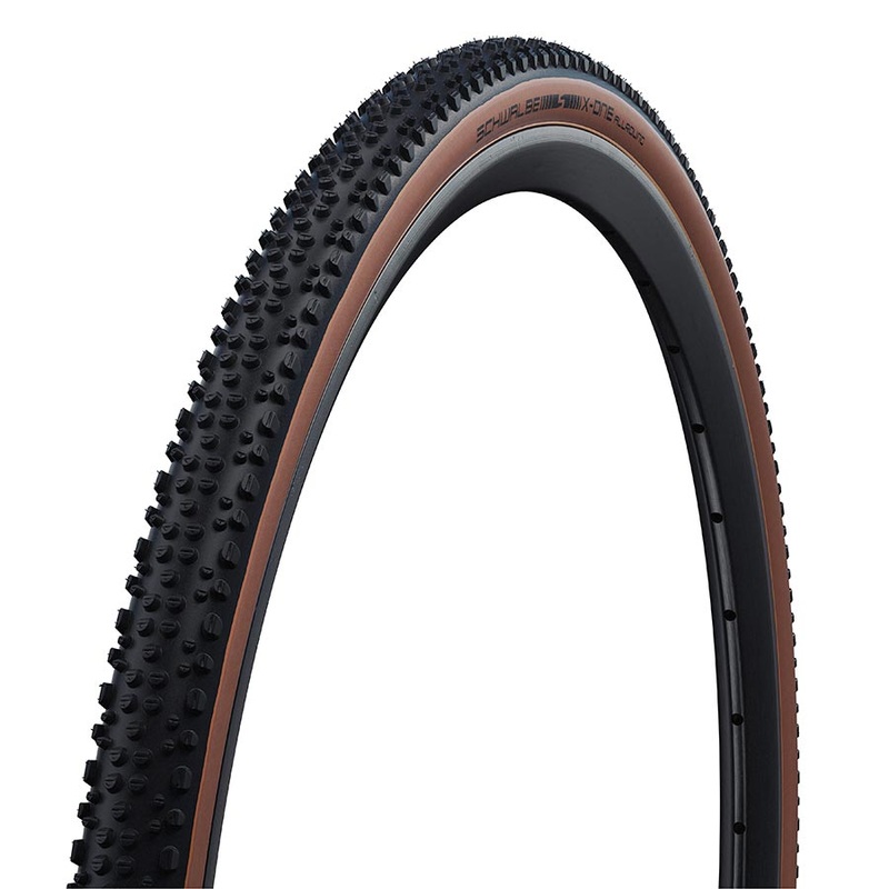 X-One Allround Hybrid Tire 700x33C Folding Tubeless Ready Addix RaceGuard 67TPI Bronze