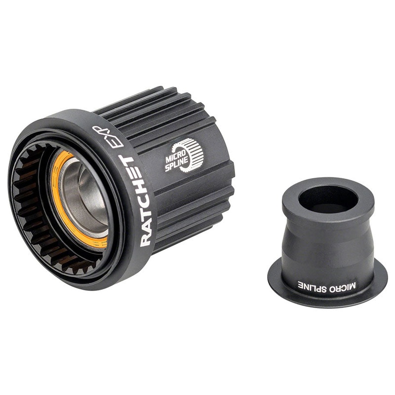 Ratchet EXP Freehub Body - Shimano Micro Spline MTN Light Aluminum Ceramic Bearing Kit w/ End Cap 12 x 142/148 mm
