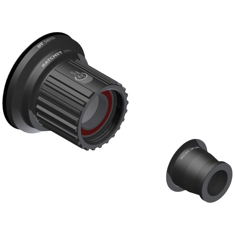 Ratchet DEG Freehub Body - Shimano Micro Spline Light Aluminum Ceramic Ball Bearing w/ End Cap 12 x 148 mm