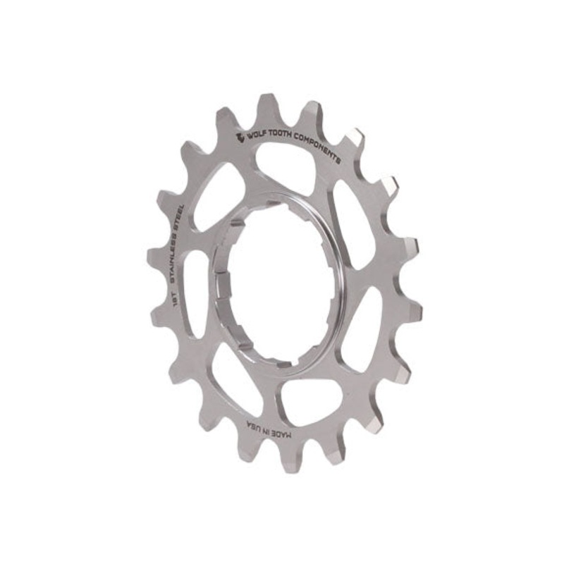 Single Speed Stainless Steel Cog - 18t Compatible 3/32" Chains