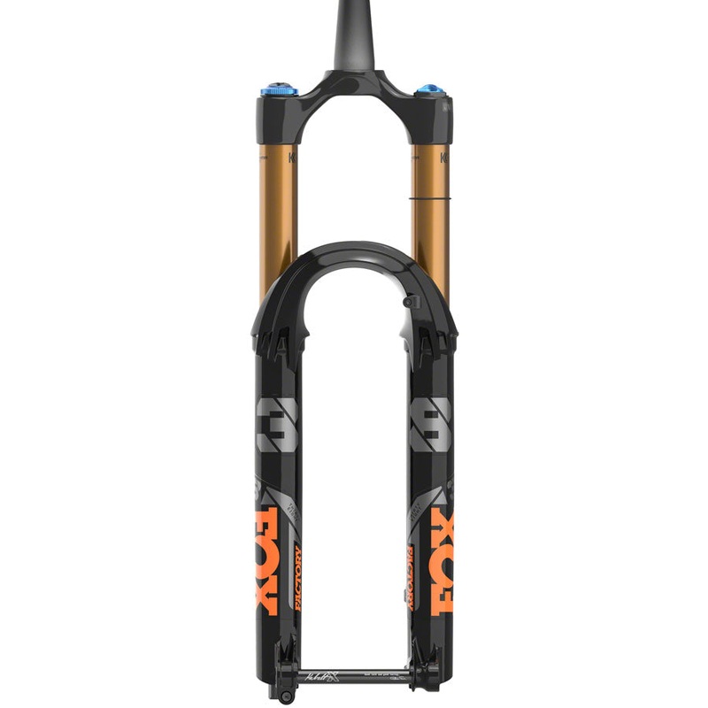 FOX 38 Factory Suspension Fork - 27.5" 170 mm 15 x 110 mm 44 mm Offset Shiny BLK GRIP2 Kabolt-X