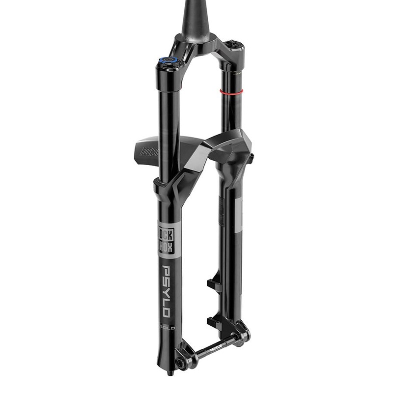 Psylo Gold Isolator RC Suspension Fork - 27.5" 140 mm 15 x 110 mm 44 mm Offset Gloss BLK A1