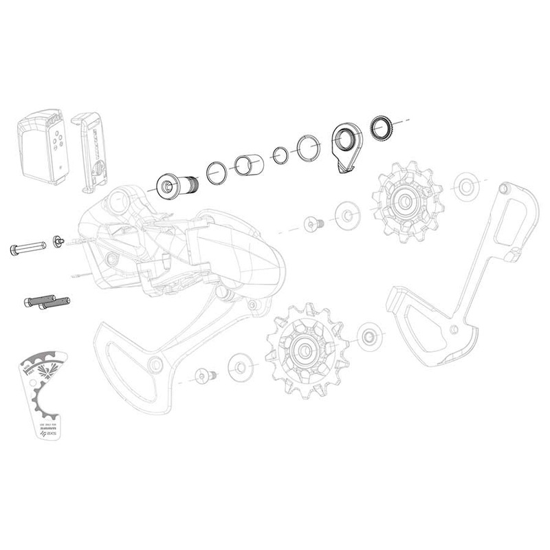 XX1 Eagle AXS Rear Derailleur B-Bolt and Limit Screw Kit