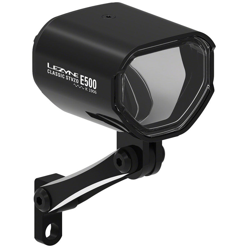 Classic E500 Ebike Headlight - Handlebar/Fork Mount STVZO 500 Lumen BLK