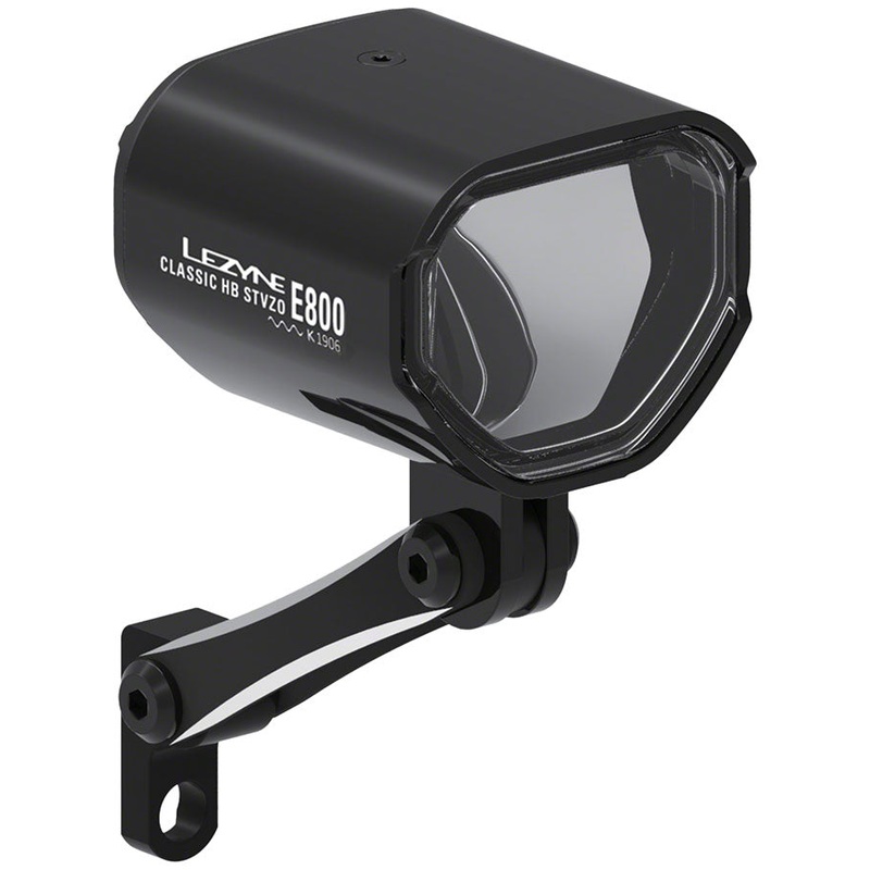 Classic E800 Ebike Headlight - Handlebar/Fork Mount STVZO 800 Lumen BLK
