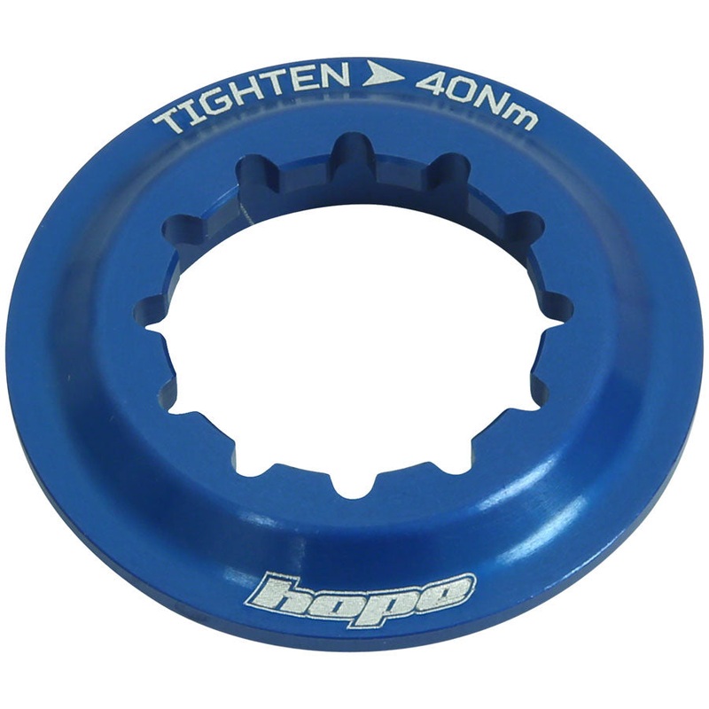 Center Lock Disc Lockring - Blue