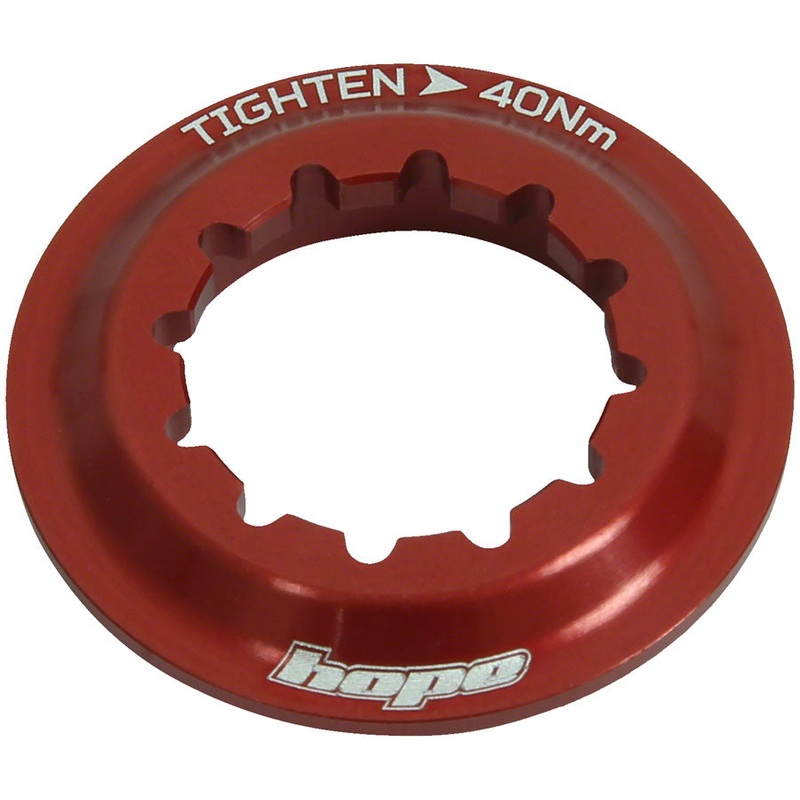 Center Lock Disc Lockring - Red