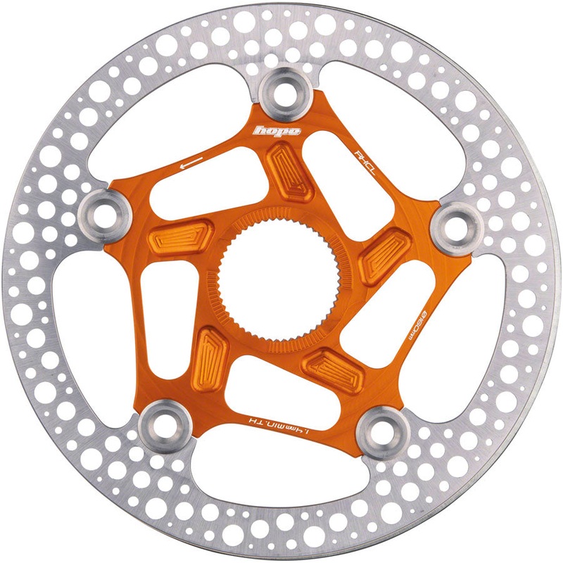 RX Disc Rotor - 140mm Center-Lock Orange