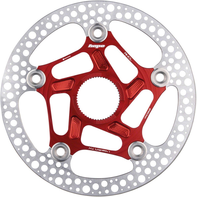 RX Disc Rotor - 140mm Center-Lock Red