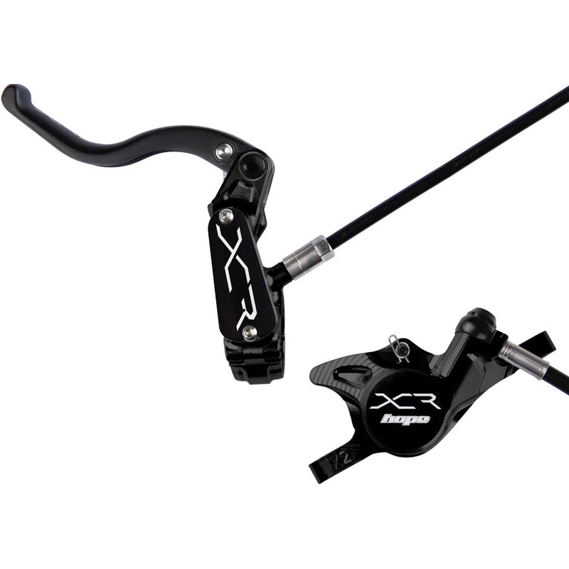 XCR Pro X2 Disc Brake and Lever Set - Front Hydraulic Post Mount Black