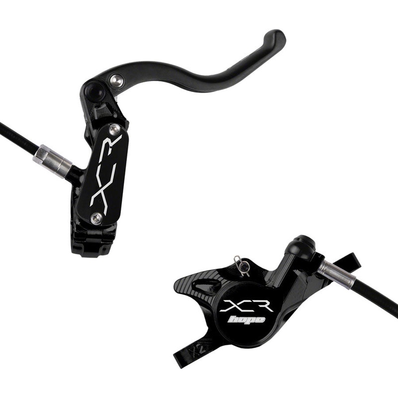 XCR Pro X2 Disc Brake and Lever Set - Rear Hydraulic Post Mount Black