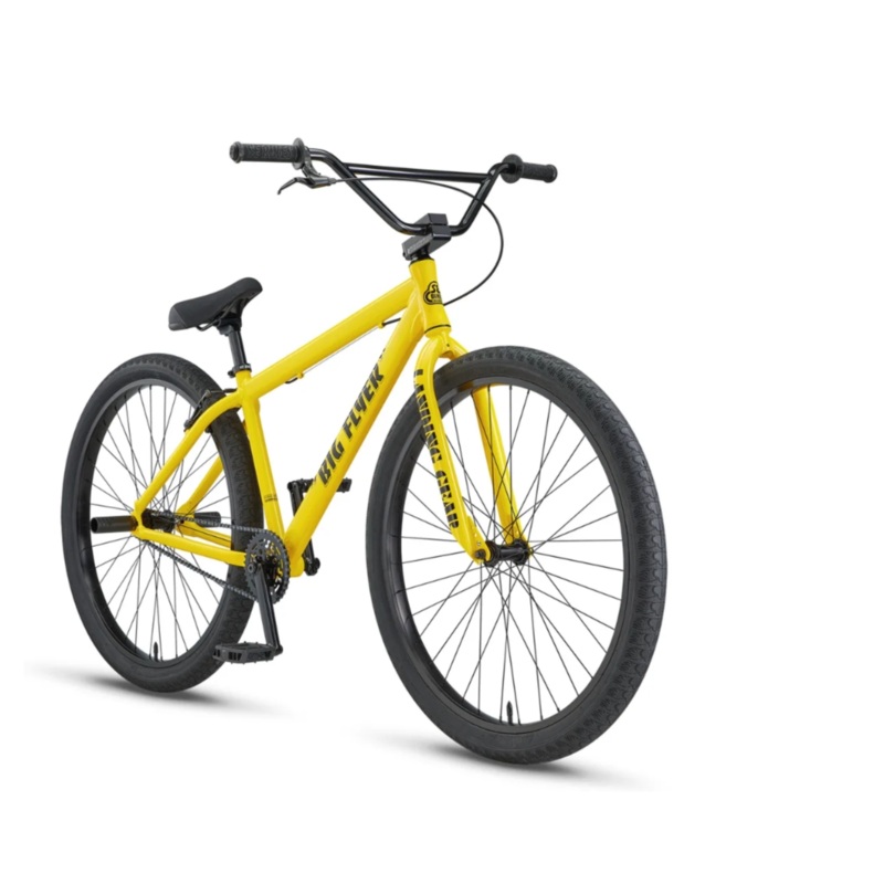 SE Bikes Big Flyer 29 BMX Bike Yellow 2024