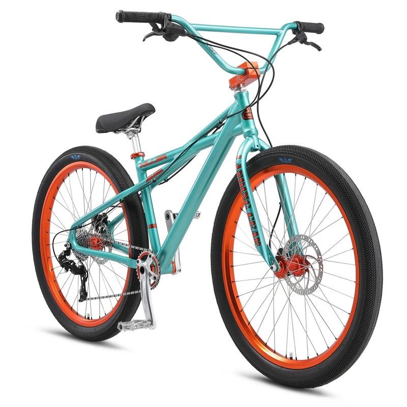 SE Bikes Killer Quad 27.5 BMX Bike Electric Aqua Green