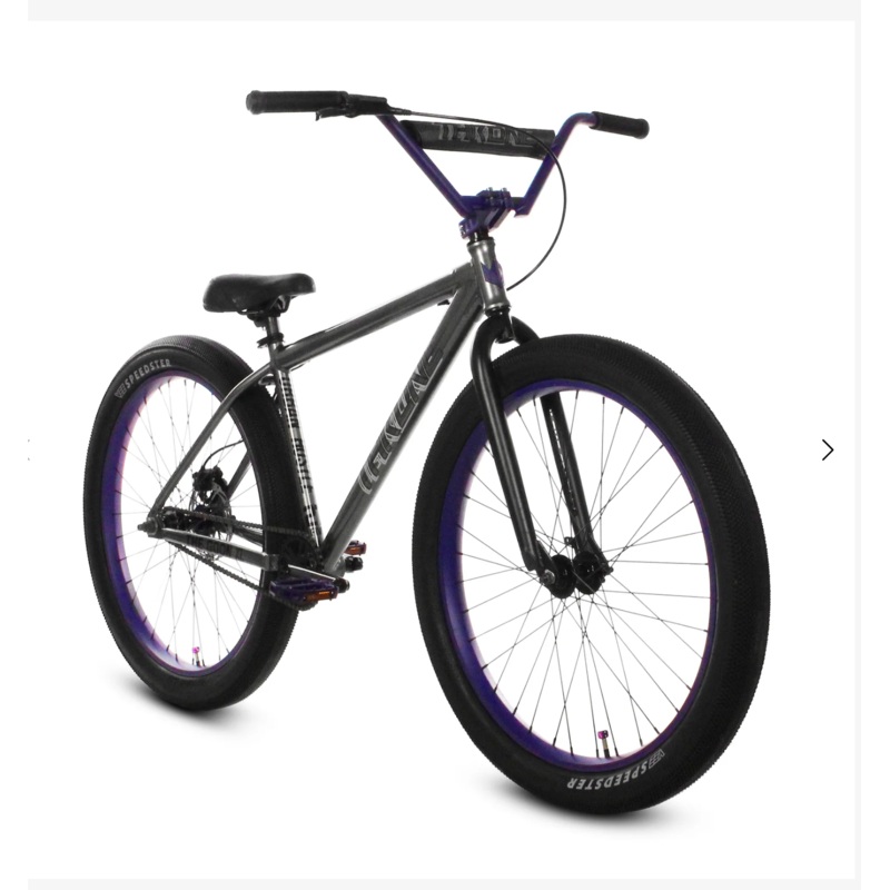 Throne Cycles The Goon XL Concrete Grape 27.5 BMX Bike